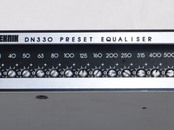 Klark Teknik DN330 Mono Preset Equaliser – Gearwise – AV & Stage Equipment