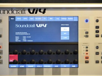 Soundcraft Vi4 console for sale