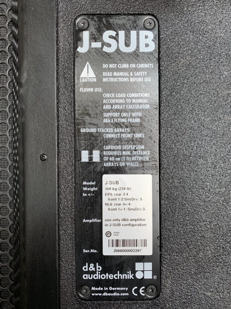 d&b J-SUB for sale