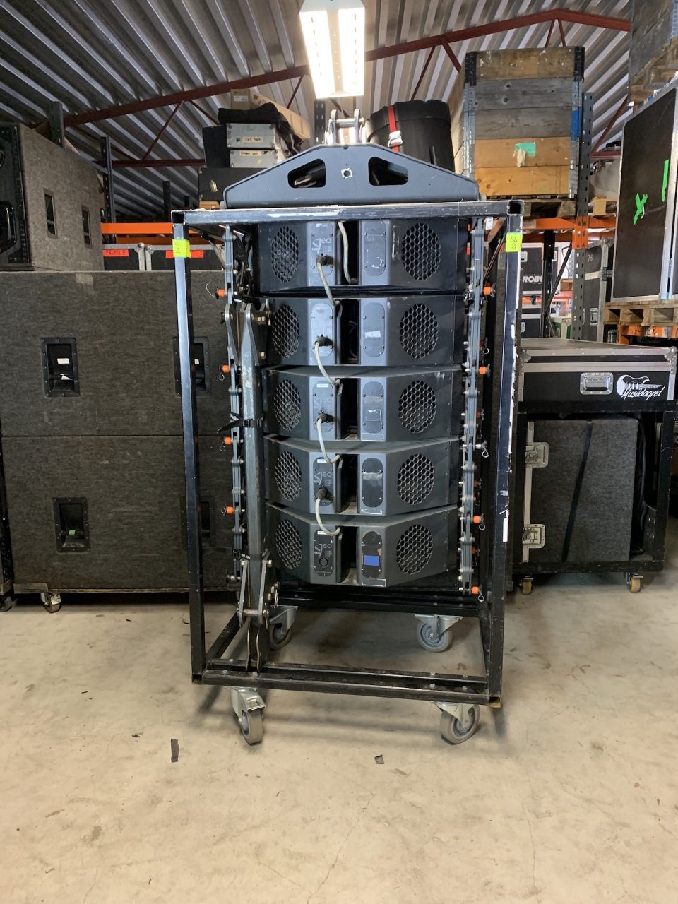 Nexo Line Array – Production Partner Test Nexo Geo Line Array – REAC