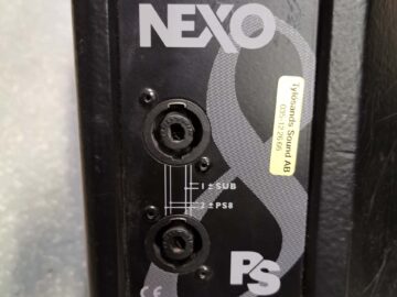 Nexo PS8 rear view