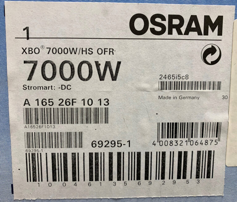 Osram XBO 7000 W/HS OFR