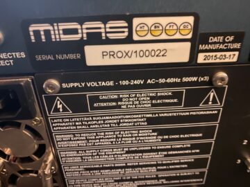 Used Midas PRO X console