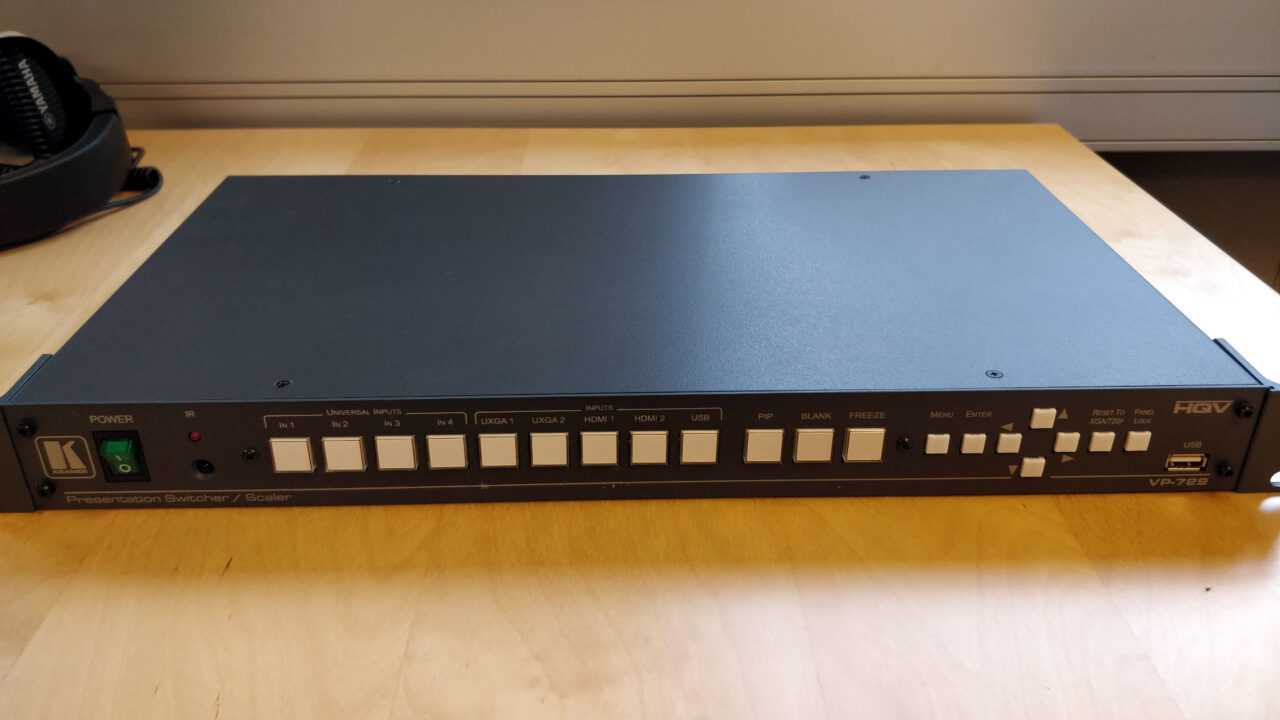Kramer VP729 Presentation Scaler/Switcher Gearwise AV & Stage