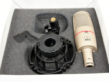 AKG C4000B with shock mount