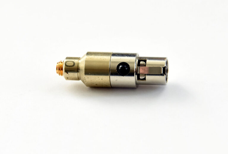 MicroDot to Shure TA4F adaptor