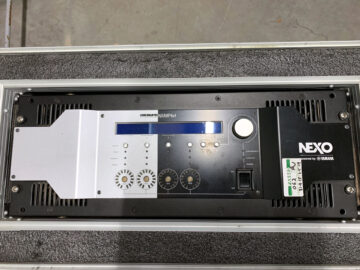 NEXO NXAMP4X4 with Dante card