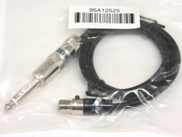 Shure WA302 instrument cable new