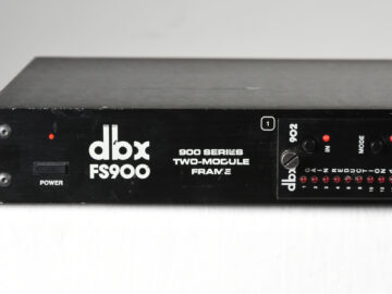dbx 902 de-esser in FS900 rack