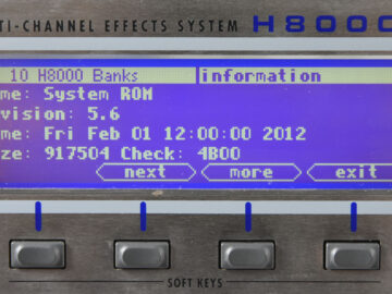 Eventide H8000fw v.5.6