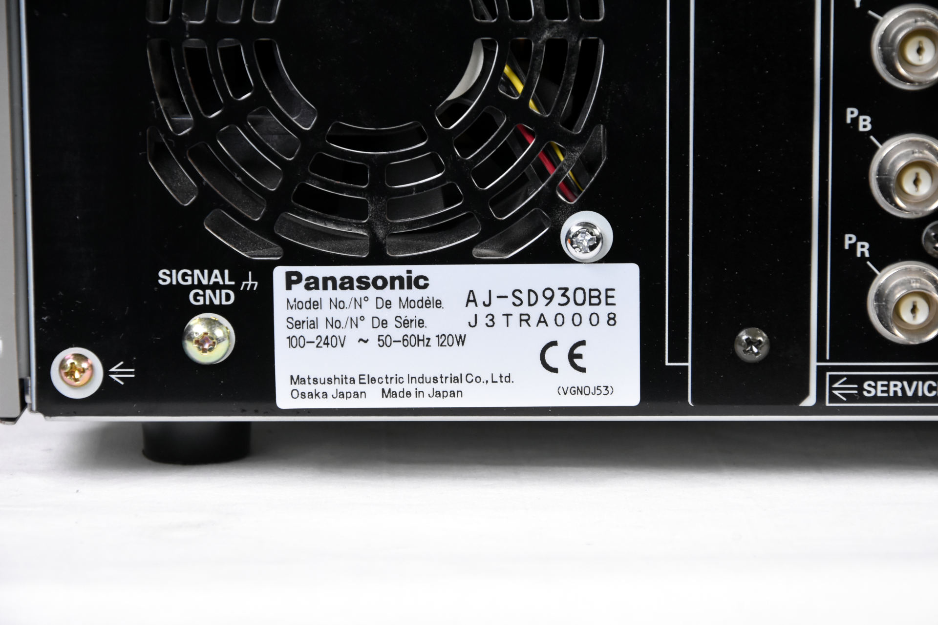 Panasonic Aj Sd930e Vtr Pal Buy From Gearwise Used Av Stage Equipment