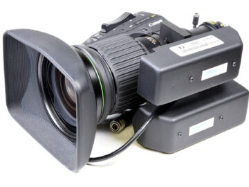 Canon YJ13x6B4 IRS SX12 with Vinten Radamec