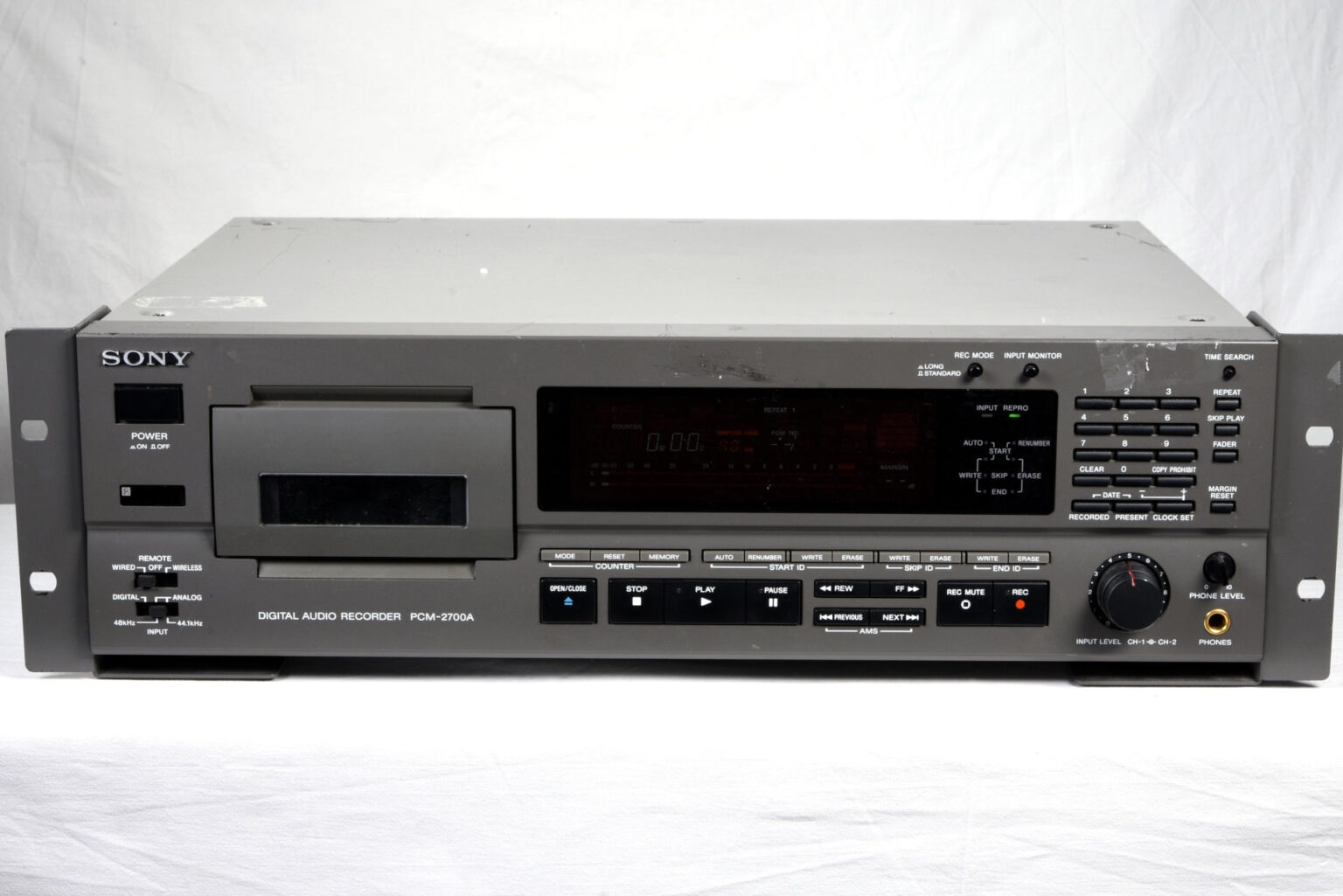Sony PCM2700A DAT Recorder Gearwise AV & Stage Equipment