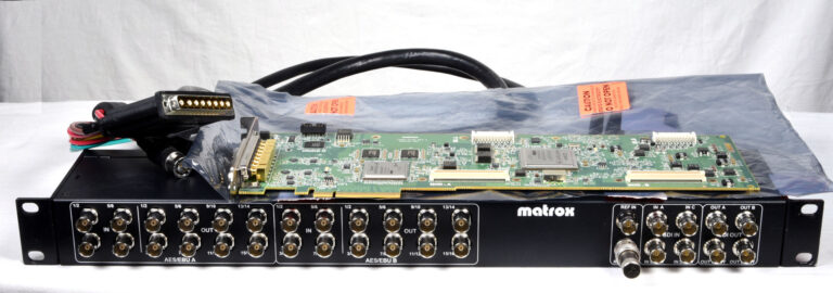 Matrox Multichannel X.mio2/24/6000 HD/SDIO card PCIe