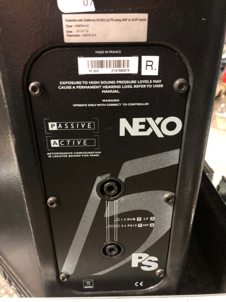 NEXO PS15R2 LS18 package – Gearwise – AV & Stage Equipment