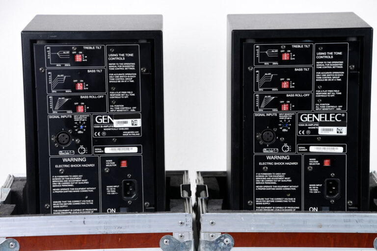 Genelec 1030A Pair in Flight Cases